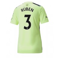 Dres Manchester City Ruben Dias #3 Rezervni za Žensko 2022-23 Kratak Rukav